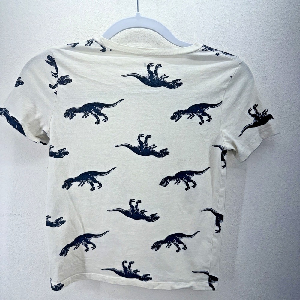 H&M Kids Dinosaur Shirt Sz 8 - Picture 2 of 5